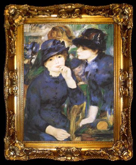 framed  Pierre-Auguste Renoir Two Girls (mk09), ta009-2